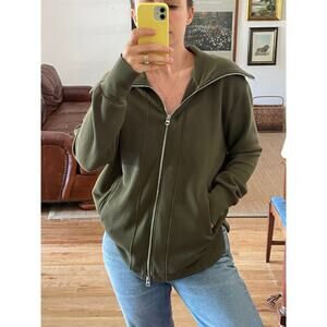 Varley Raleigh Doublesoft Zip Up Sweatshirt Size Small